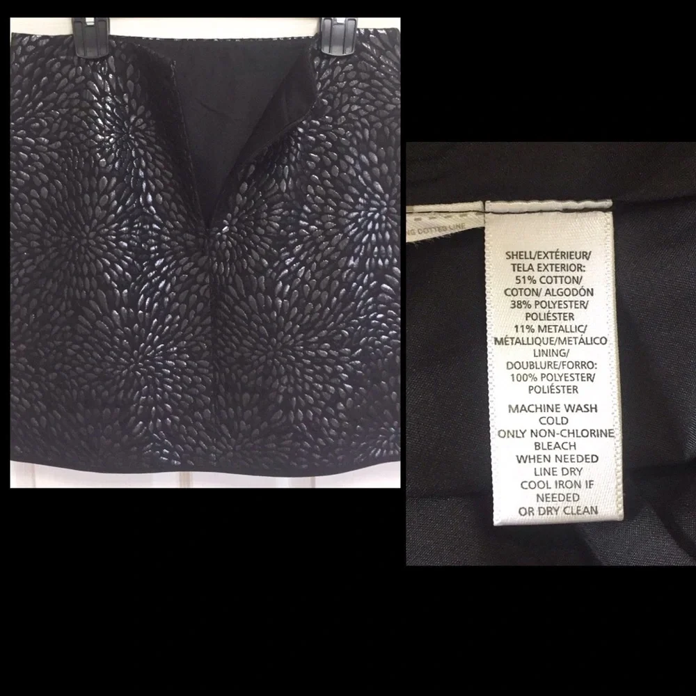 LOFT Shimmer Splash Wrap Skirt